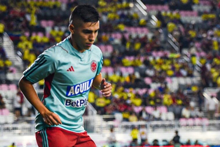 Samuel Velázquez con la Selección Colombia | Foto: Selección Colombia (Twitter)