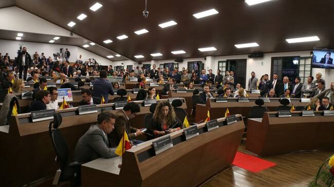 Imagen de referencia del Concejo de Bogotá. Foto: Colprensa.