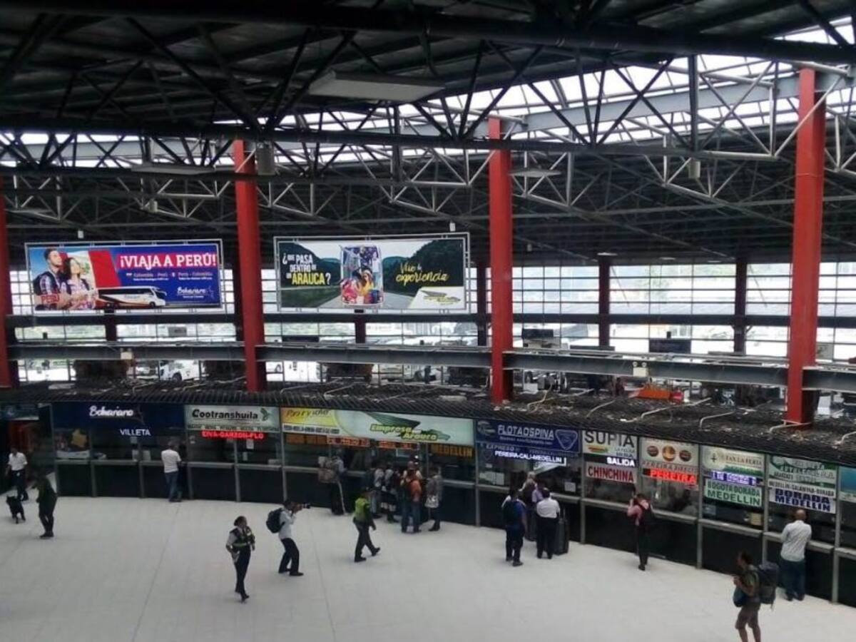 Terminal de Transporte de Manizales recuperó el 75% de su operatividad