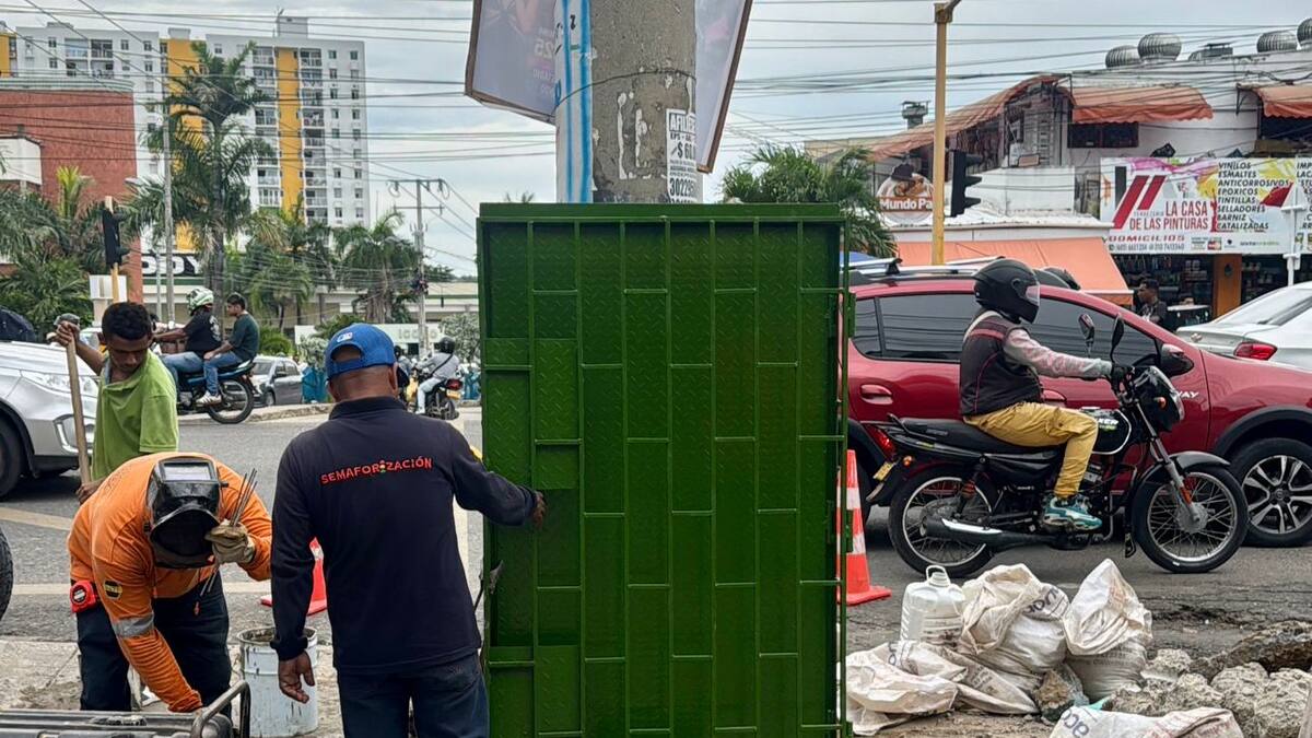 DATT reforzó seguridad en 36 intersecciones semafóricas de Cartagena