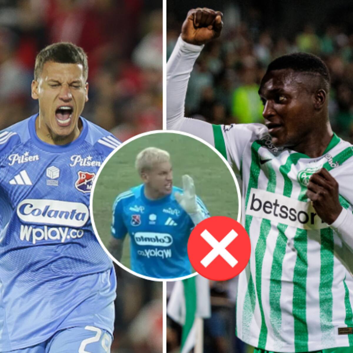 Dimayor impuso una discutida sanción a Washington Aguerre, tras el polémico gesto a Viveros en Liga