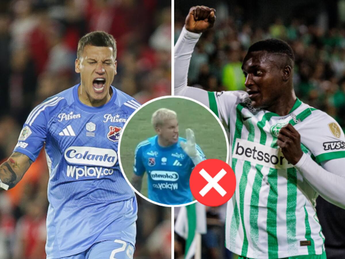 Dimayor impuso una discutida sanción a Washington Aguerre, tras el polémico gesto a Viveros en Liga