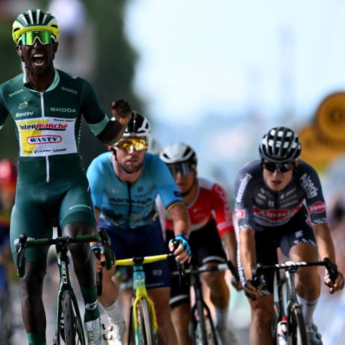 Biniam Girmay, el rey del sprint: tercer triunfo en el Tour de Francia