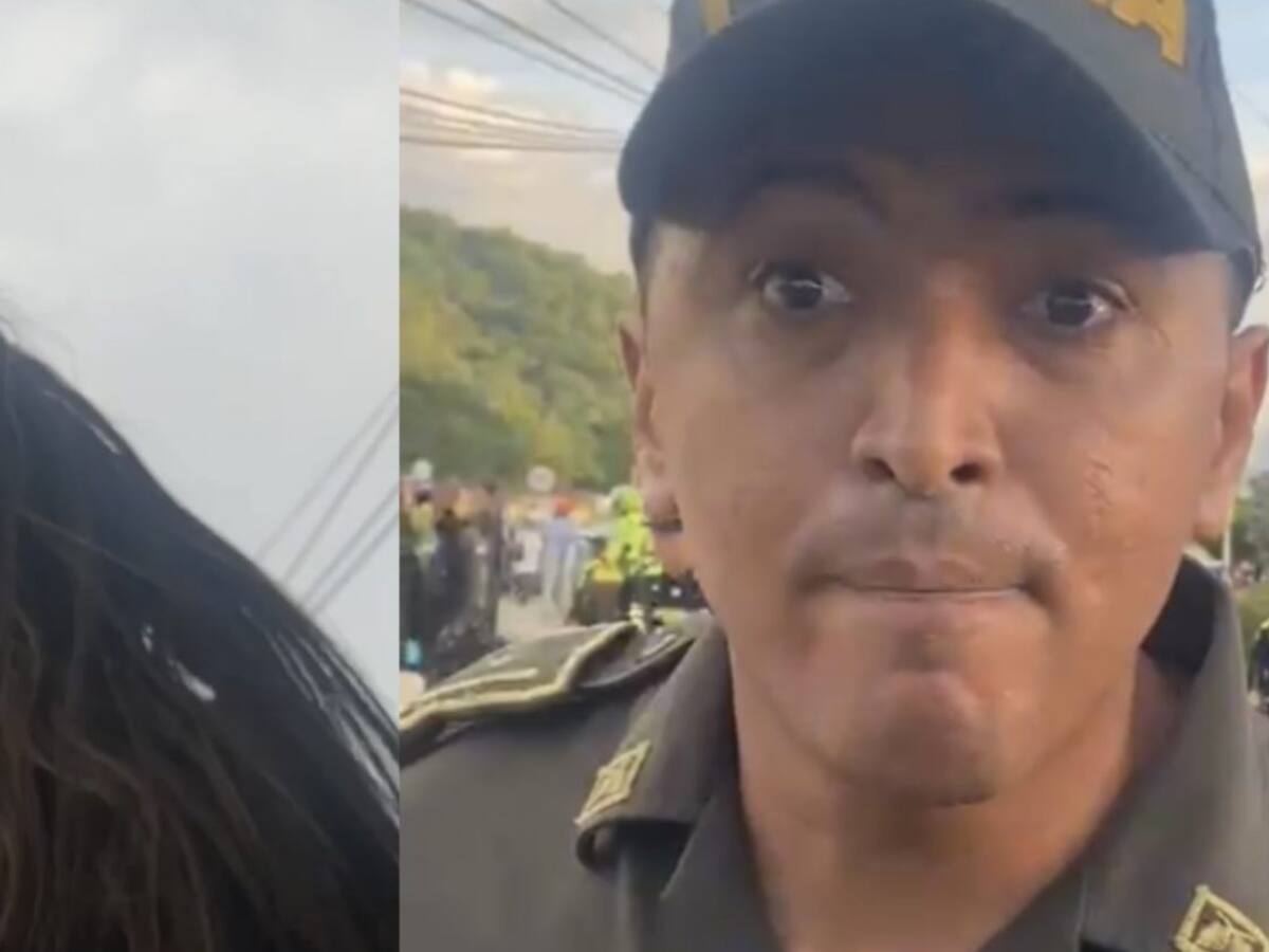 Retiran del cargo a policía que agredió a periodista durante protesta en Santa Marta