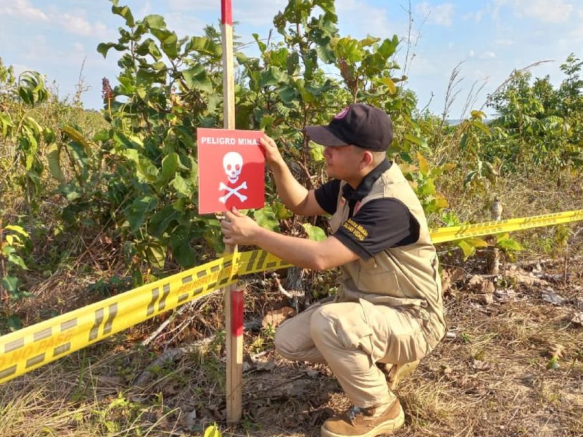 Ejército inició desminado humanitario en Mapiripán, Meta