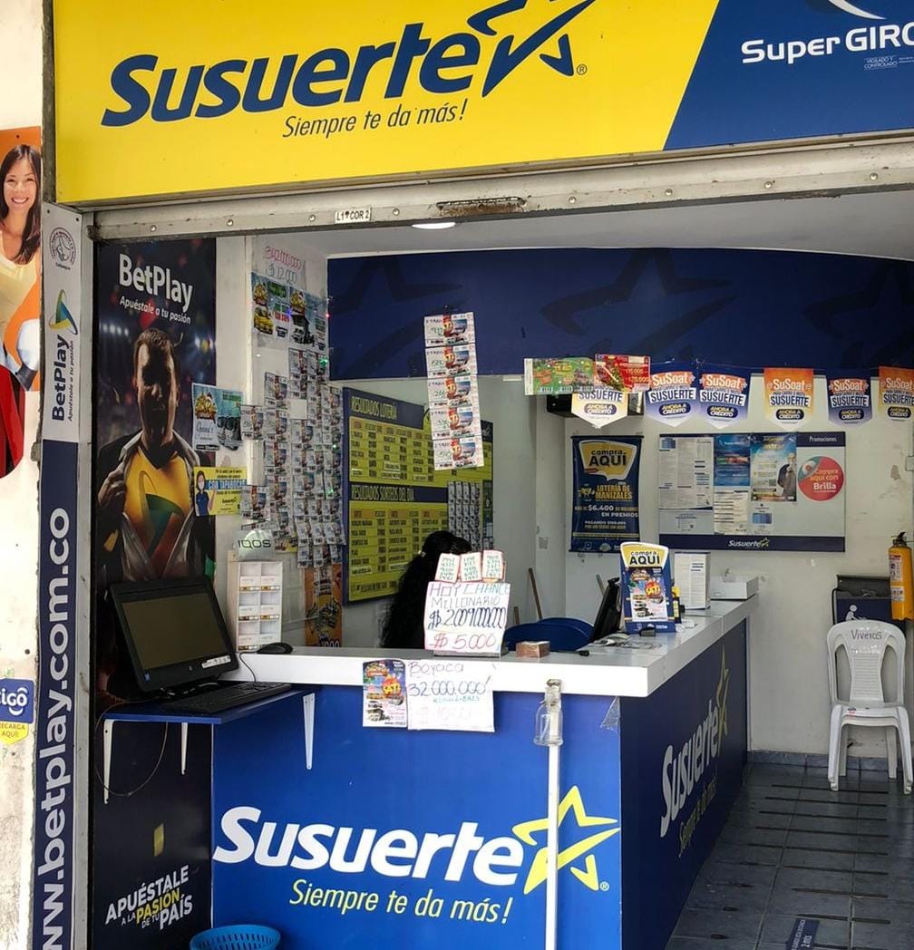 Imagen suministrada de un Susuerte de la ciudad de Manizales