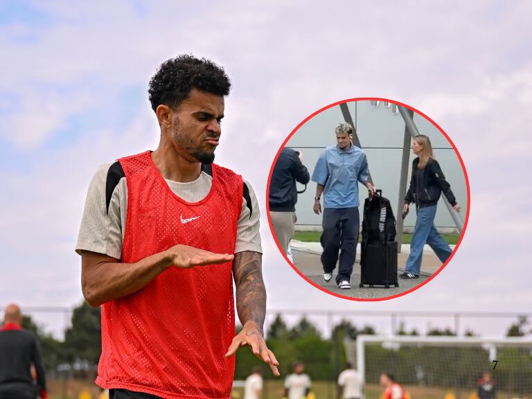 Imágenes filtradas de Luis Díaz llegando a Alemania