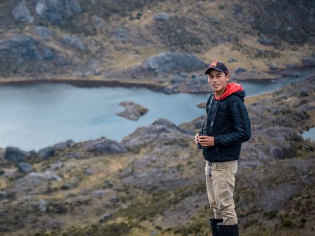 Joven santandereano fue elegido como embajador del páramo de Santurbán