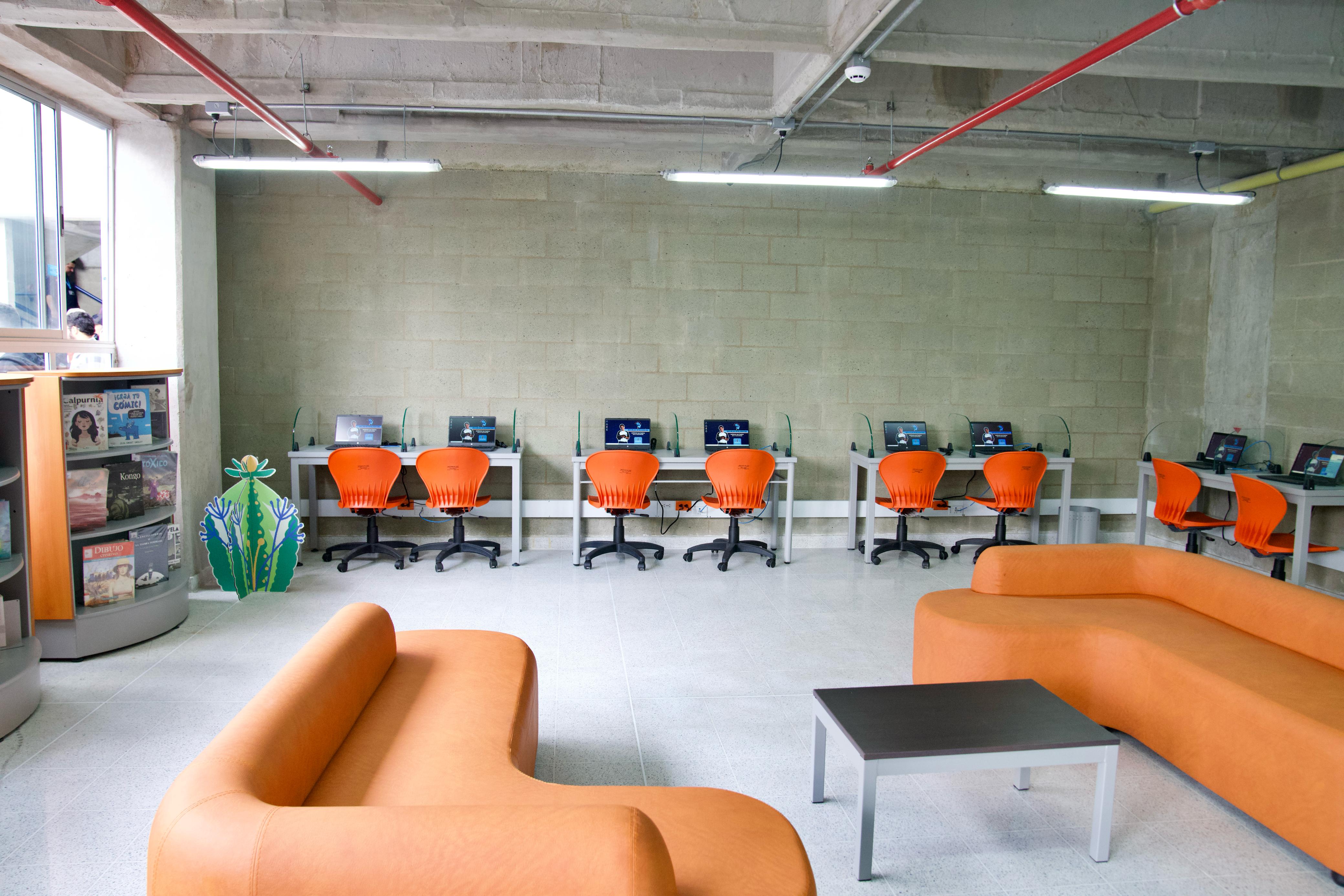 Sección Escuela Diego María Gómez en Medellín. Foto: Alcaldía de Medellín.