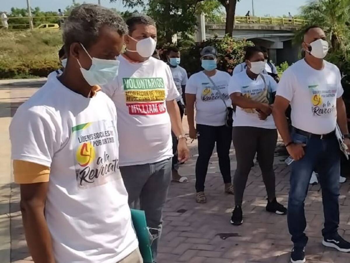 Clase política nos dejó solos: promotores de revocatoria en Cartagena