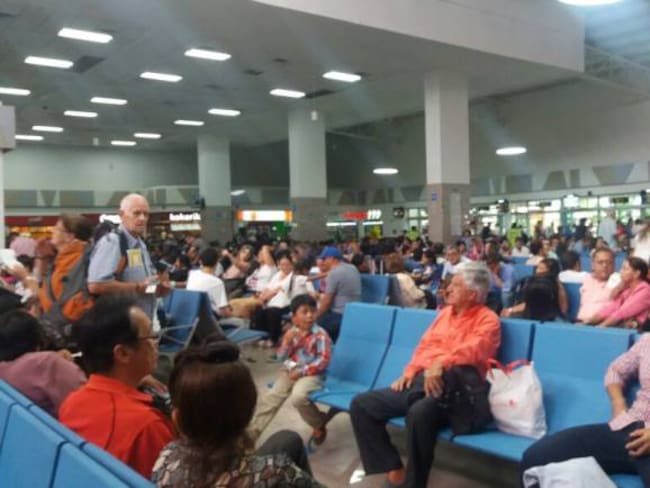 Cierre temporal del aeropuerto de Cartagena provoca retrasos en los vuelos