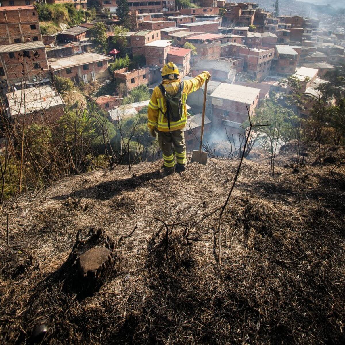 Más de 80 incendios han sido controlados en Medellín durante el 2024