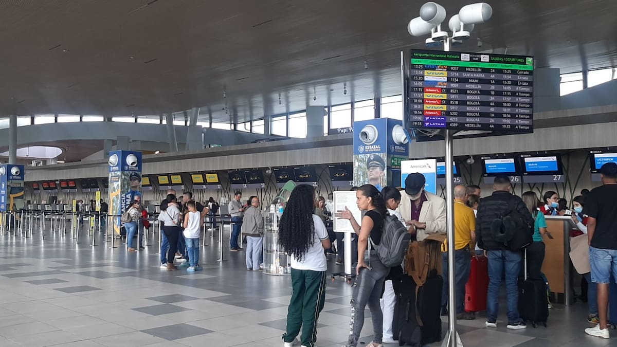 El Aeromatecaña es uno de los más afectados en el país por la reducción de pasajeros