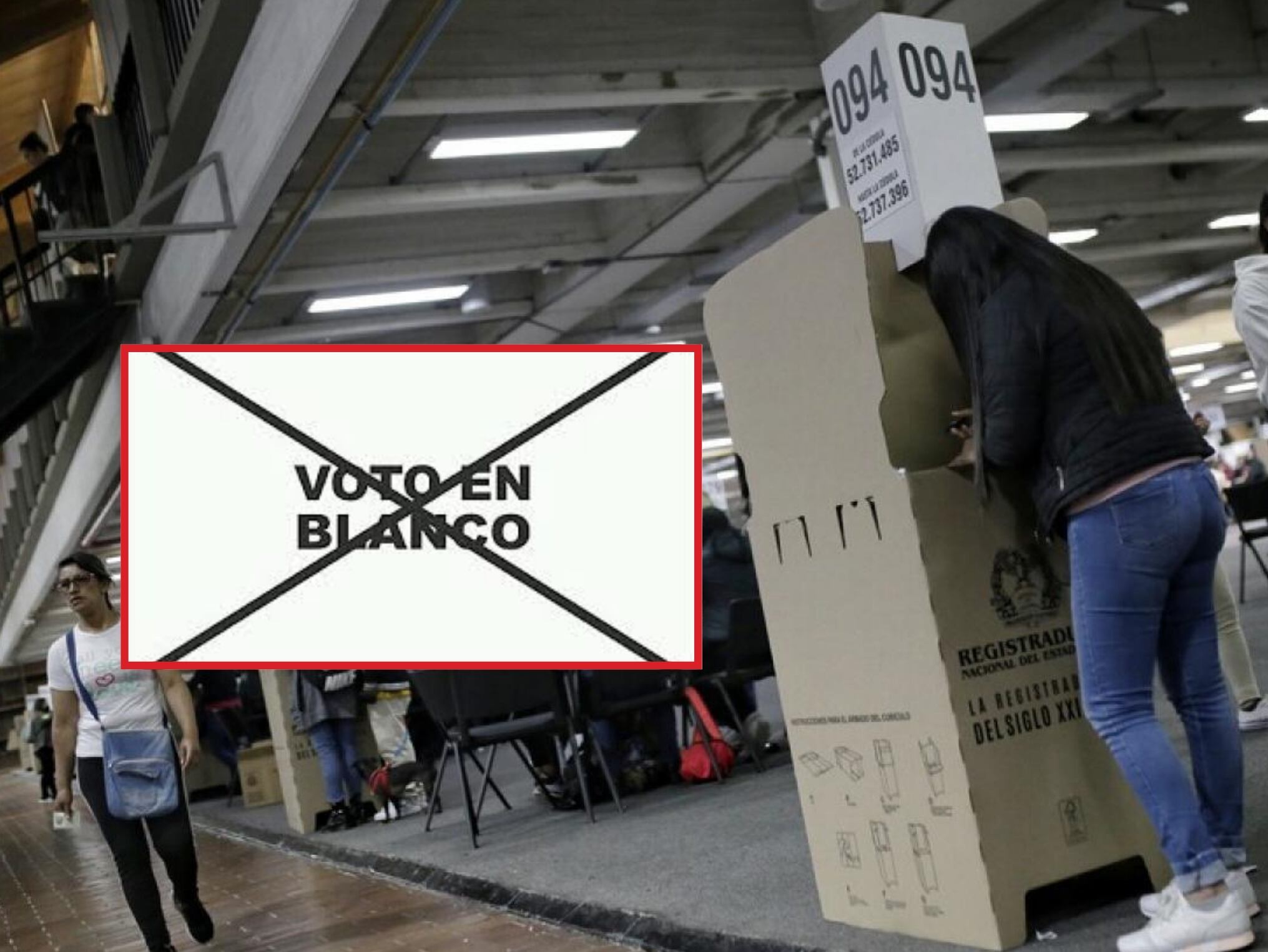 Imagen de referencia de votaciones hechas por la Registraduría Nacional (crédito: Colprensa)