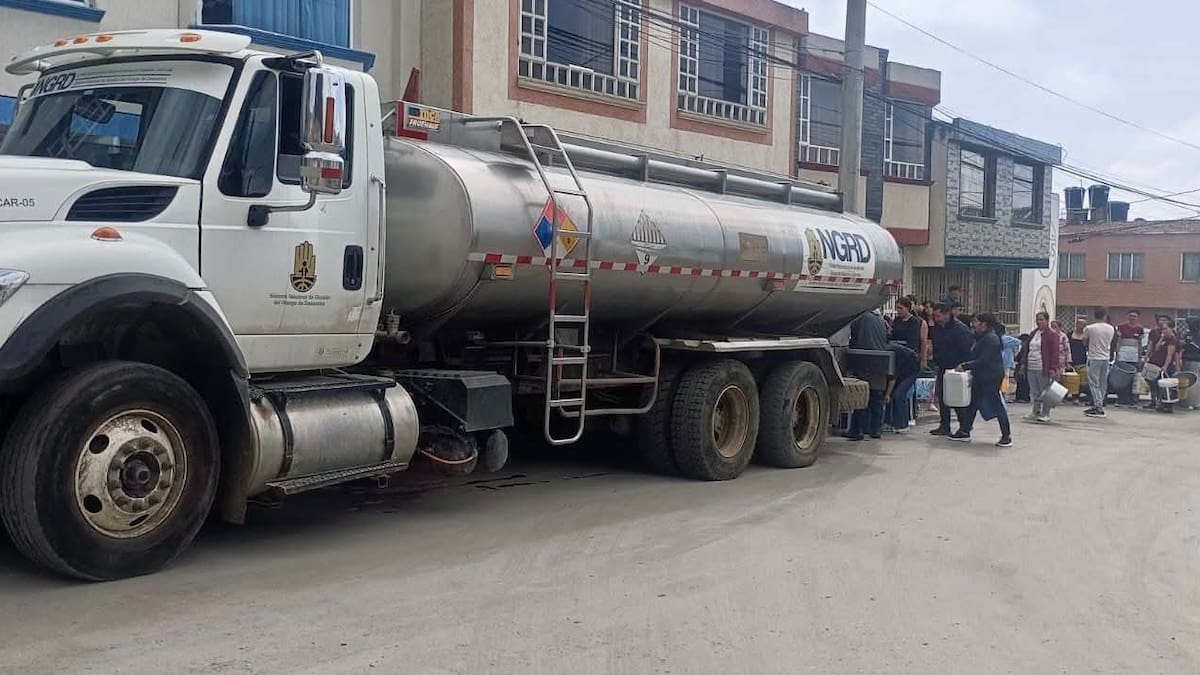 Veolia Tunja distribuye más de un millón de litros de agua en medio de la contingencia
