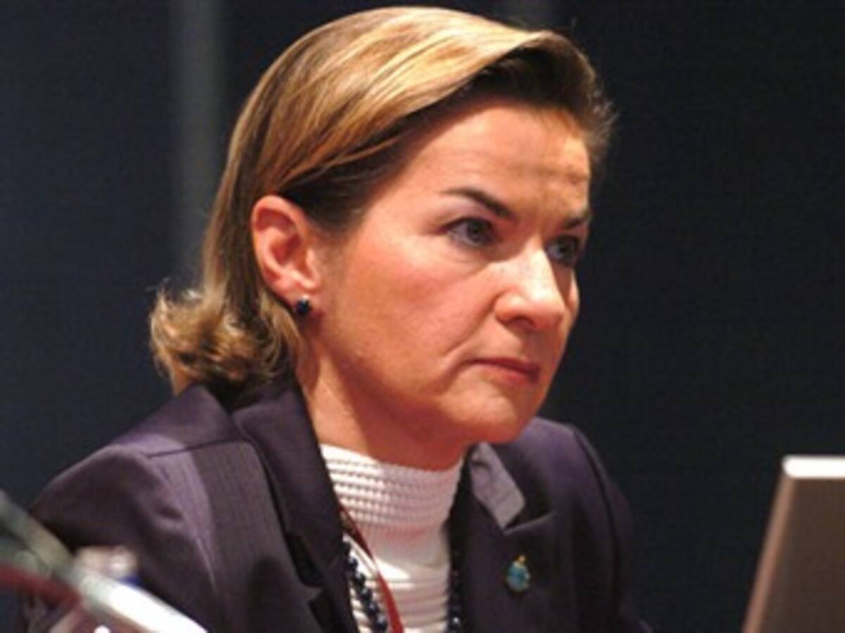 Christiana Figueres, habla acerca de la Conferencia de Naciones Unidas sobre Cambio Climático