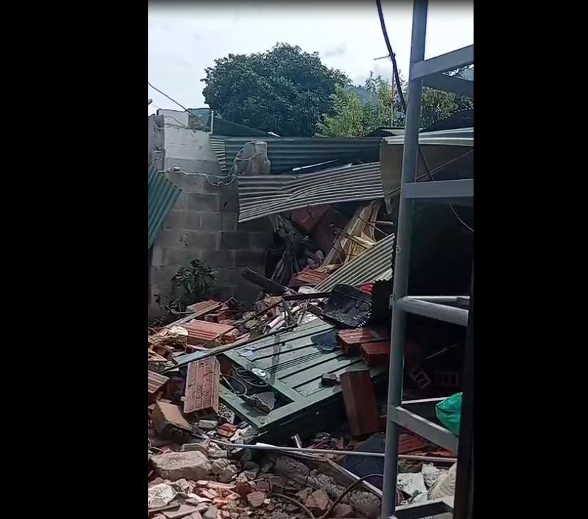 Explosión de pipeta de gas generó una emergencia en Barbosa- foto denuncias Antioquia