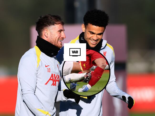 Dura entrada contra Alexis Mac Allister en en el Liverpool / Getty IMages