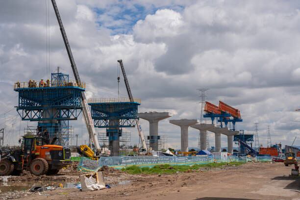 Construcción del metro de Bogotá. Foto: Getty Images
