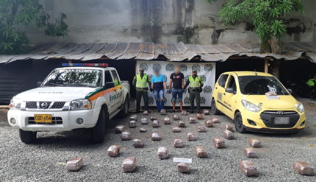 Incautan marihuana en Caldas
