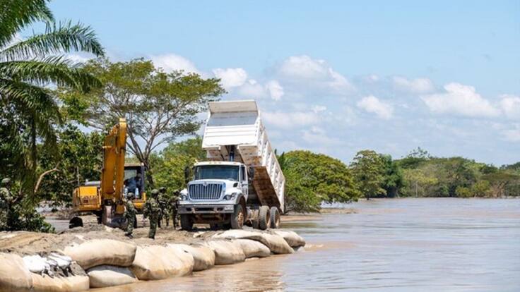 Cancelan obras del Dique en La Mojana por incumplimientos y riesgo de recursos