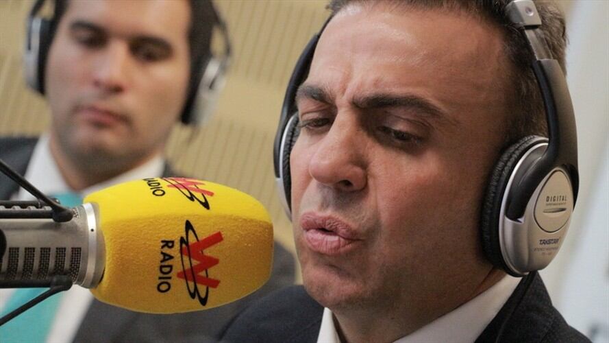 Musa Besaile en La W. Foto: La W con Vicky Dávila