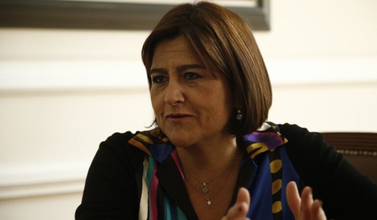 María Lorena Gutiérrez, ministra de Comercio. 