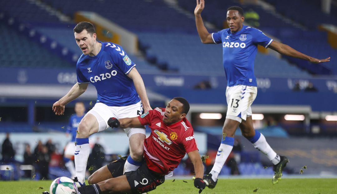 Everton vs. Manchester United. 