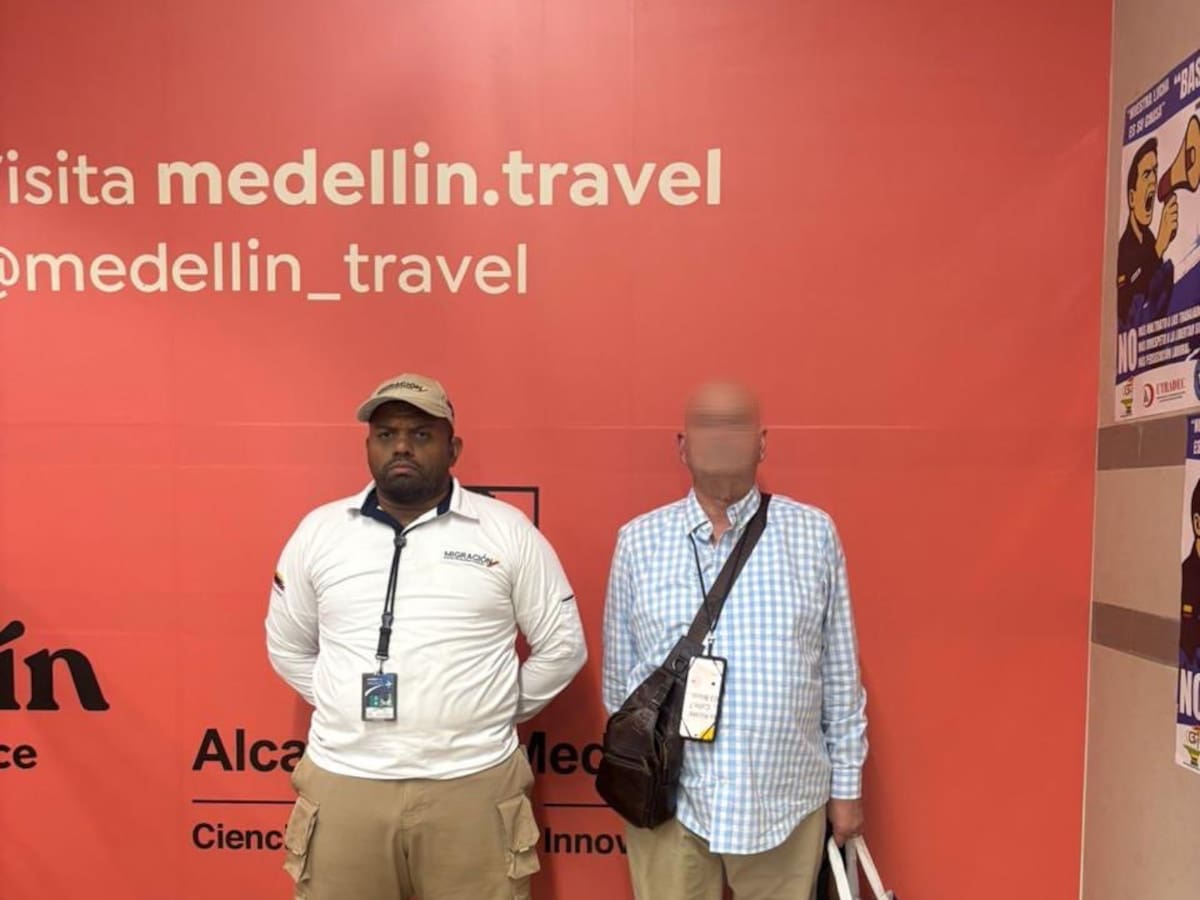 Otro estadounidense fue inadmitido en Medellín por alerta de delitos sexuales