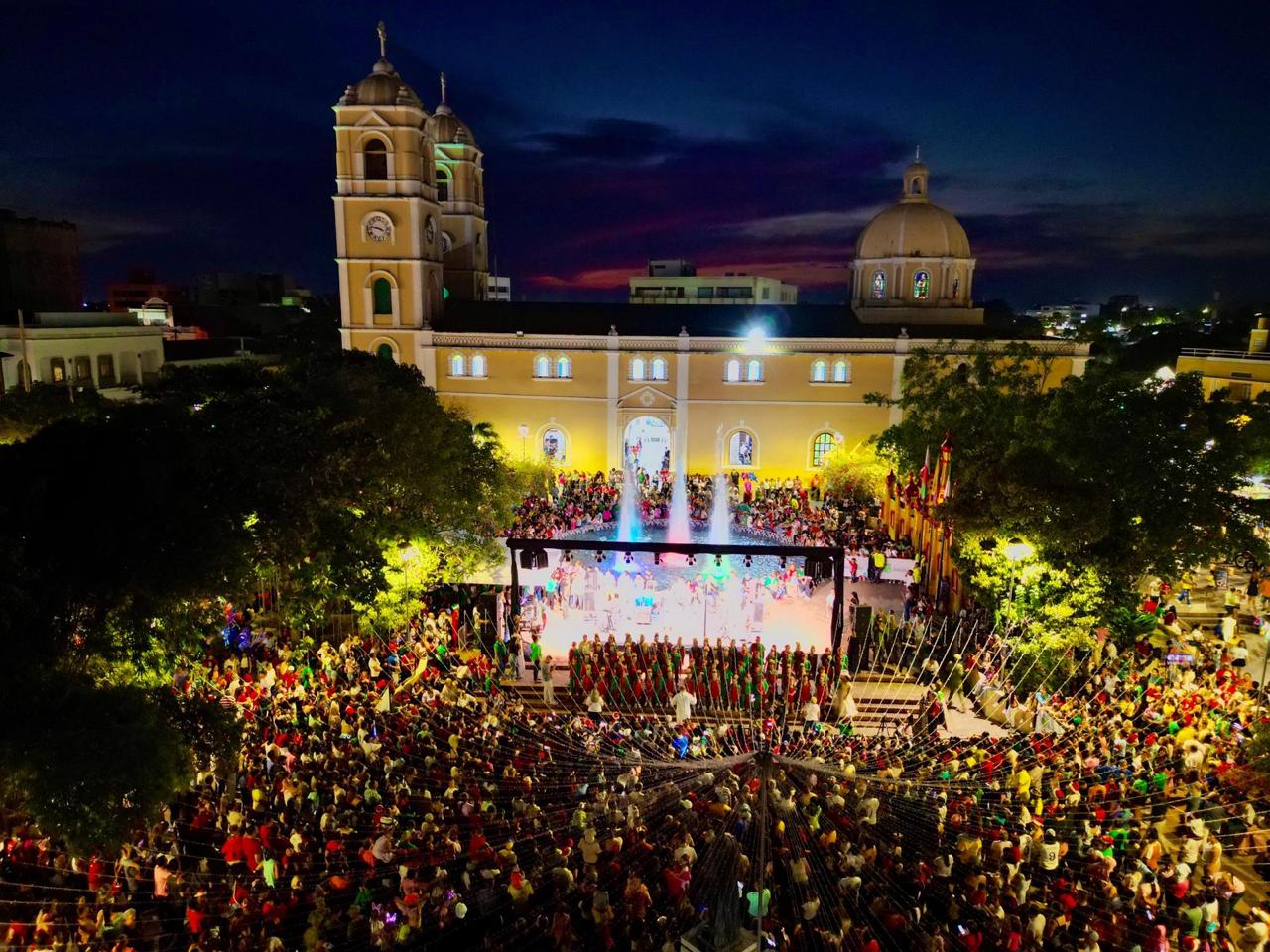 La Alcaldía de Sincelejo enciende el alumbrado navideño de la ciudad