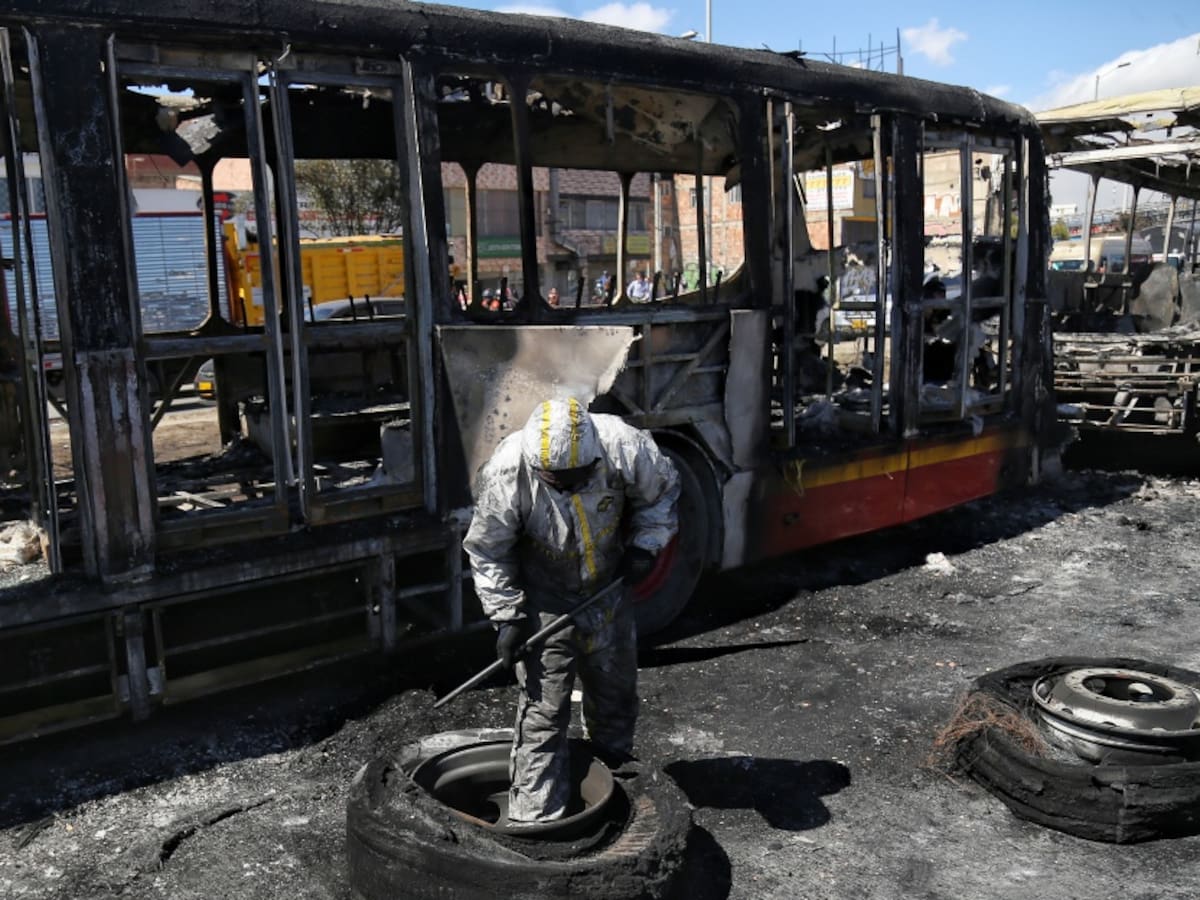Daños generados en el paro a Transmilenio ascienden de los 18 mil millones