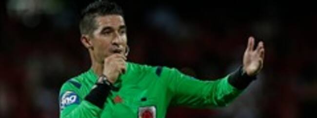 El arbitro Harold Perilla denunció que fue víctima de acoso sexual por parte del reconocido árbitro, Óscar Julián Ruiz. Foto: Colprensa.