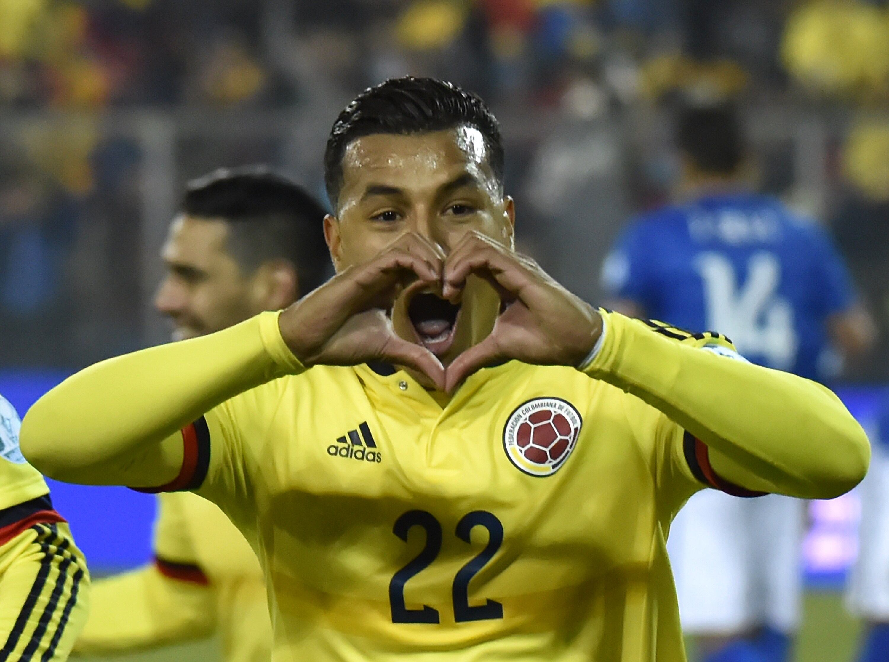 Jeison Murillo, defensa vallecaucano. (Photo credit should read NELSON ALMEIDA/AFP via Getty Images)