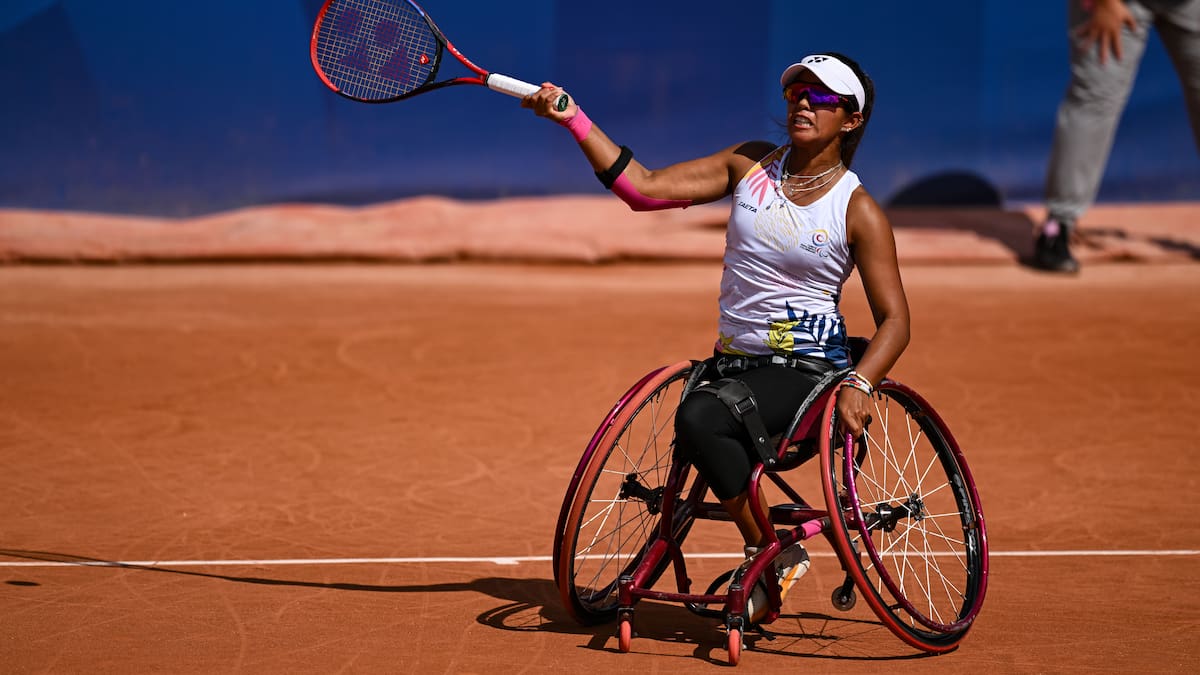 Angélica Bernal clasificó a cuartos de final de tenis en Paralímpicos: próximo partido