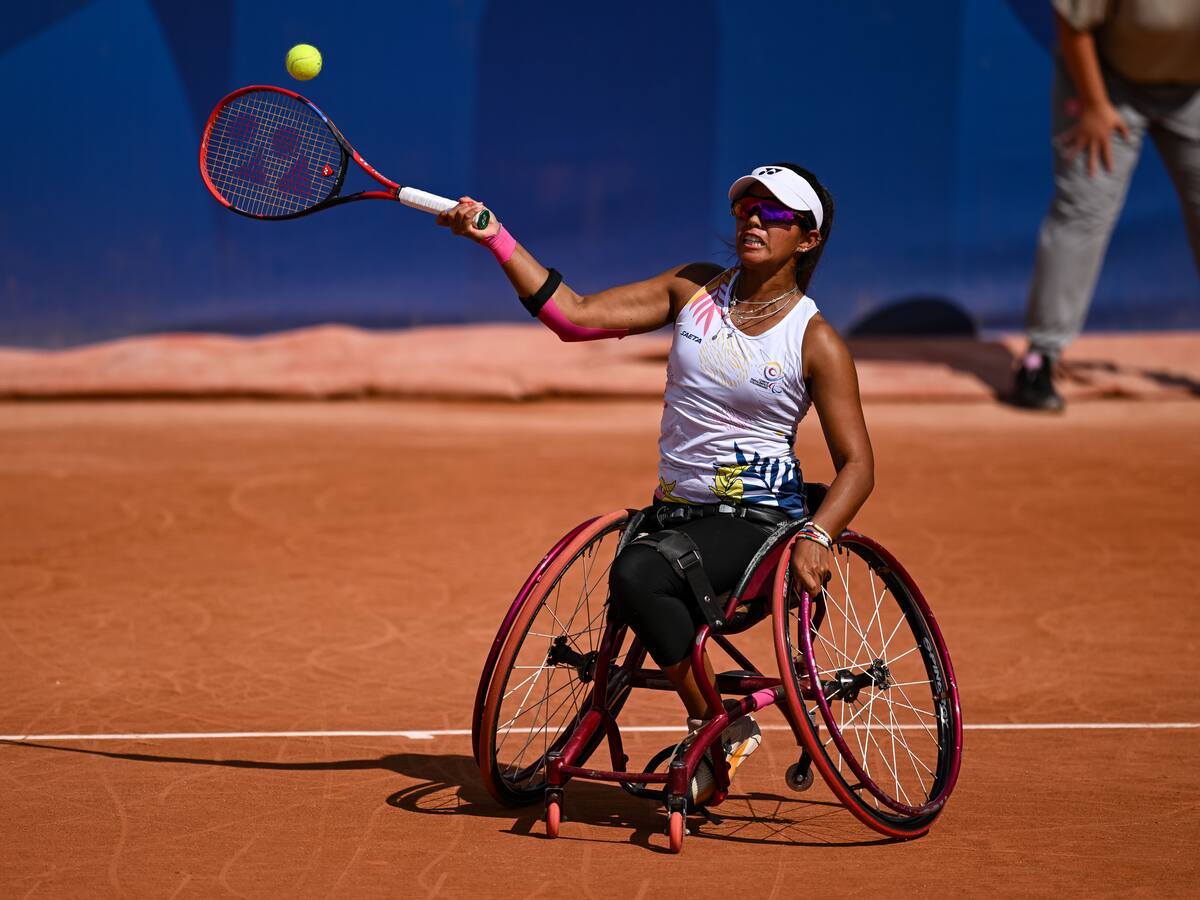 Angélica Bernal clasificó a cuartos de final de tenis en Paralímpicos: próximo partido