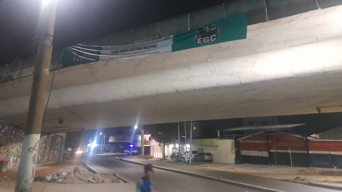 Aparecen mensajes alusivos al ‘Clan del Golfo’ en Barranquilla