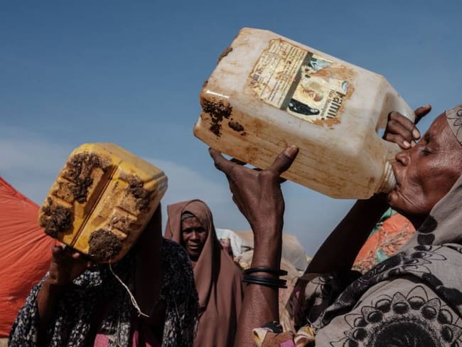 Crisis por sequía en Somalia.             Foto: Getty 