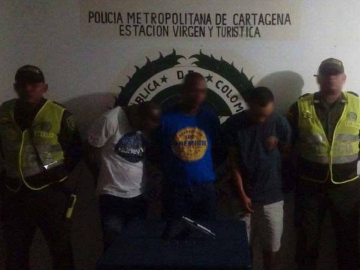 Tres hombres fueron capturados mientras departían en un bar de Cartagena