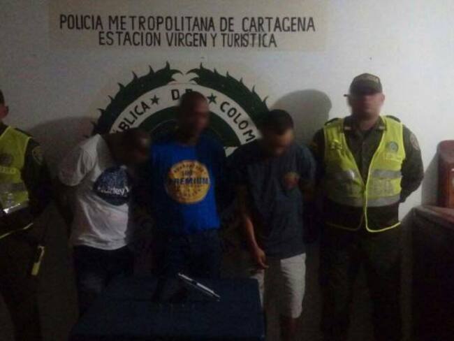 Tres hombres fueron capturados mientras departían en un bar de Cartagena