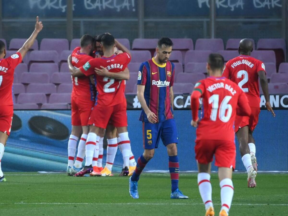 Suárez, vital en el triunfo del Granada que evita liderato del Barcelona