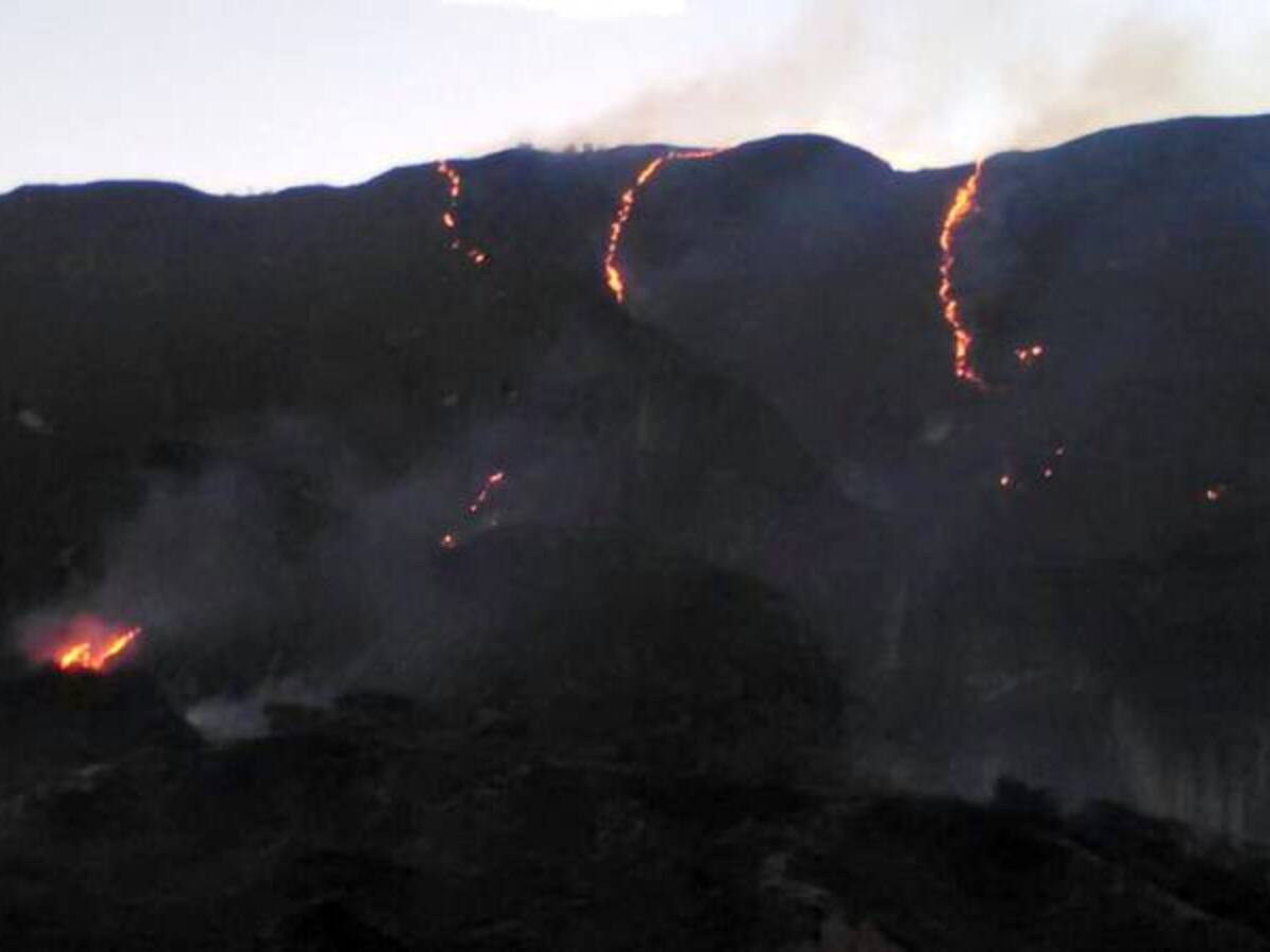 Se agudiza incendio forestal en el occidente del Huila