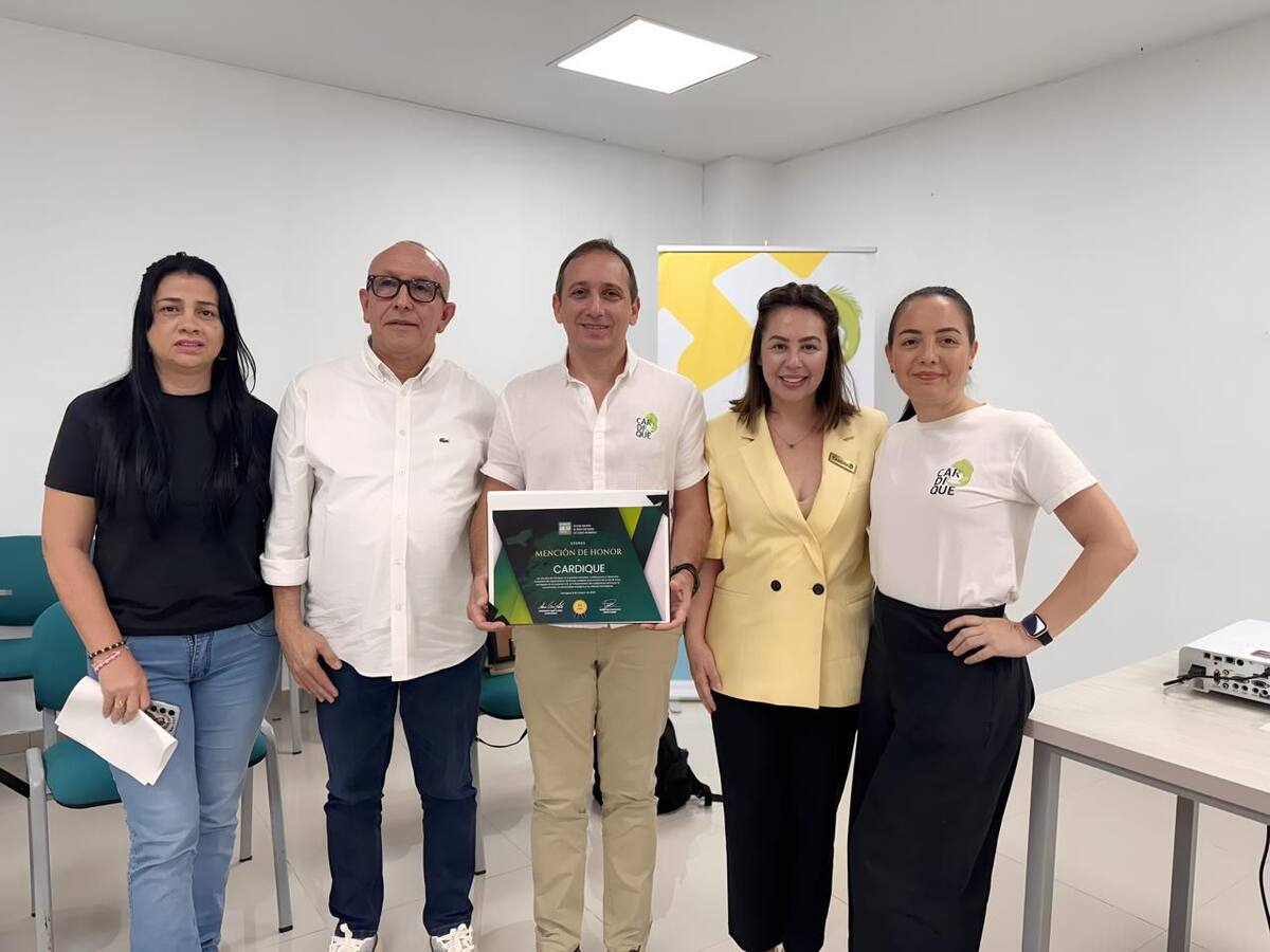 Reconocimiento a Cardique por su liderazgo en conservación ambiental y trabajo con las comunidades