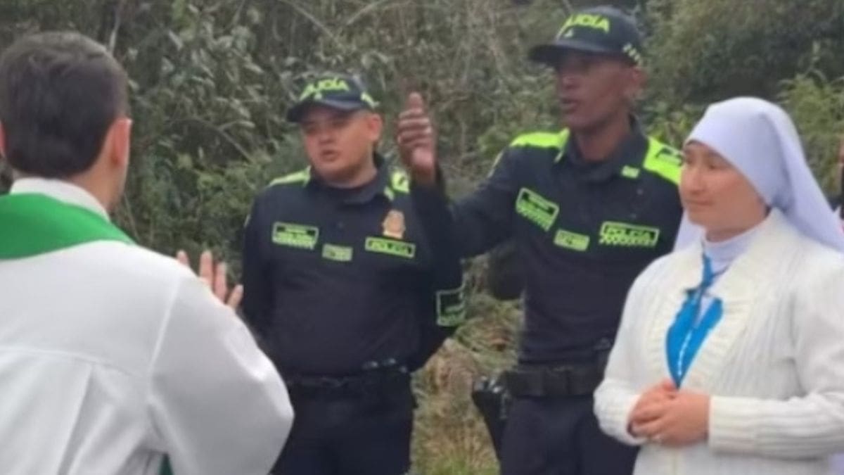 Sacerdote y religiosas protagonizan discusión en el Alto de la Virgen, en Guarne