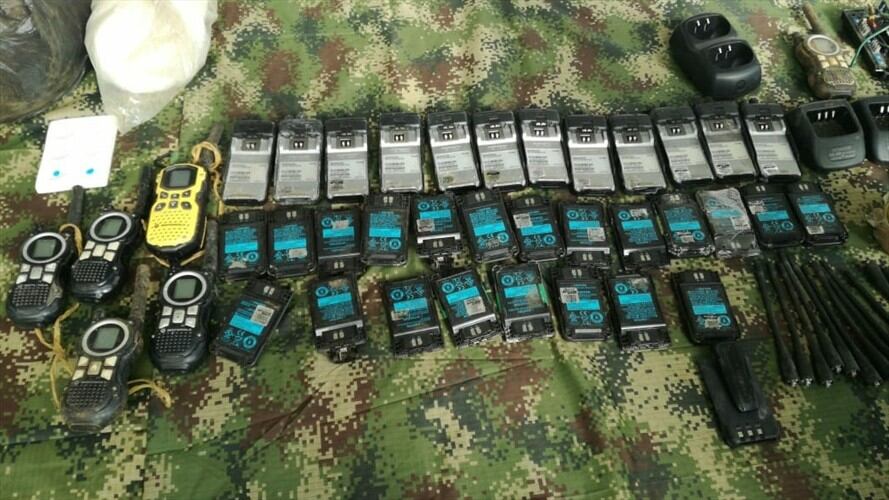 Incautan droga y armas a “Los Pelusos” en Jamundí. Foto: Fiscalía General de la Nación