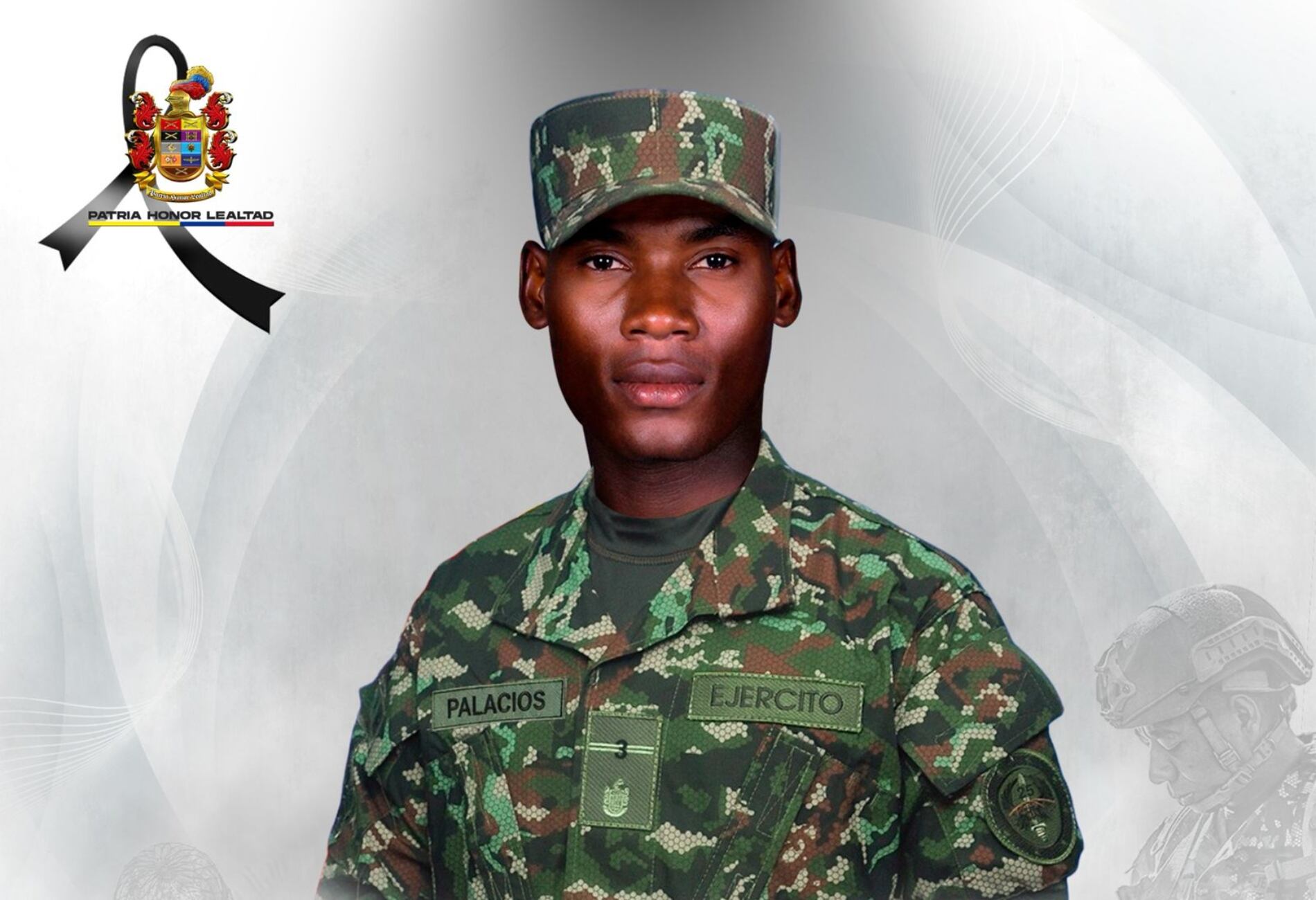 Soldado Óscar Enrique Palacios. Foto: Ejército Nacional