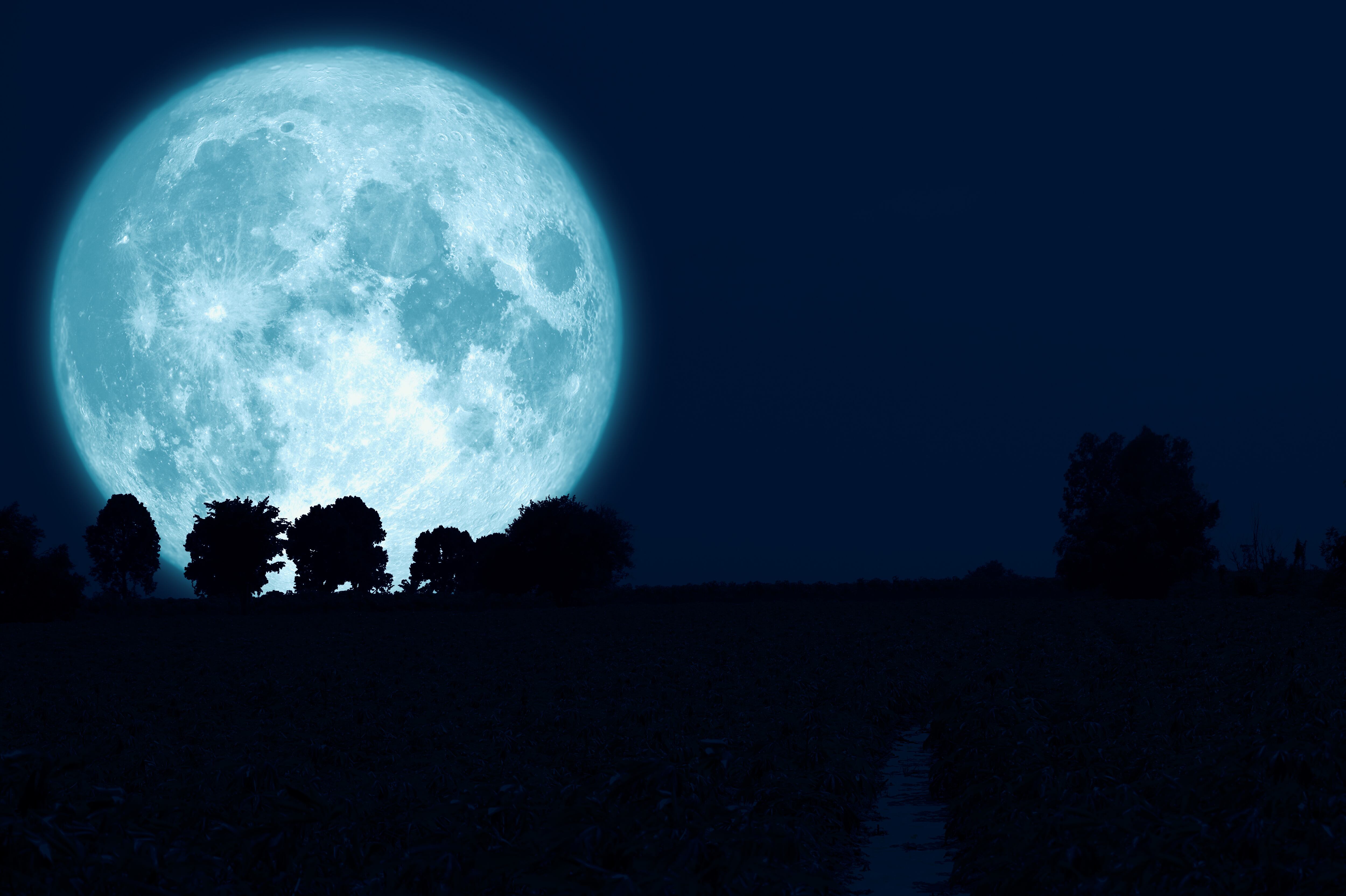 Superluna azul, image furnished by NASA