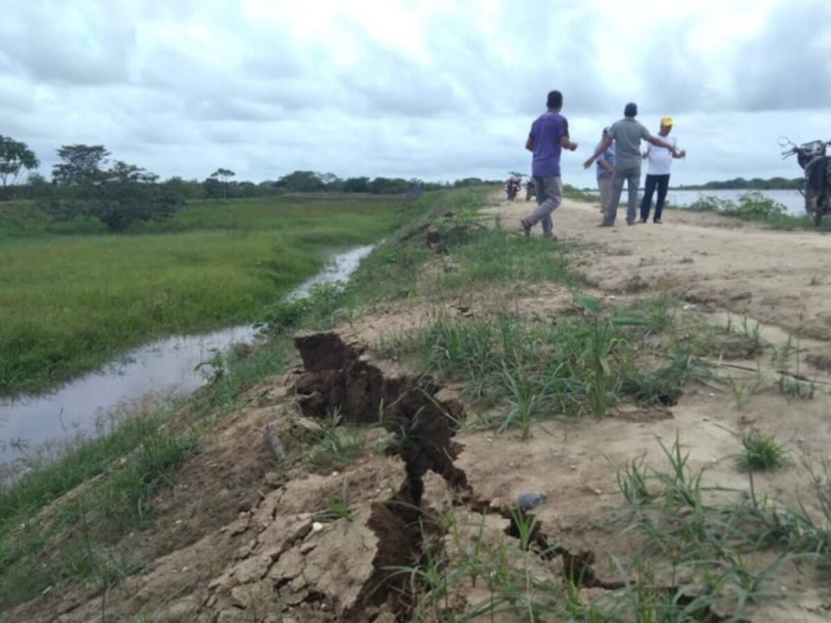 Alarma por debilitamiento de un jarillón del río Cauca en Majagual