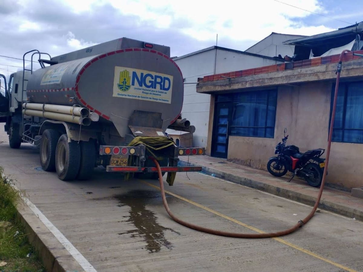 Al menos 300 familias afectadas por desabastecimiento de agua en el municipio de Boyacá