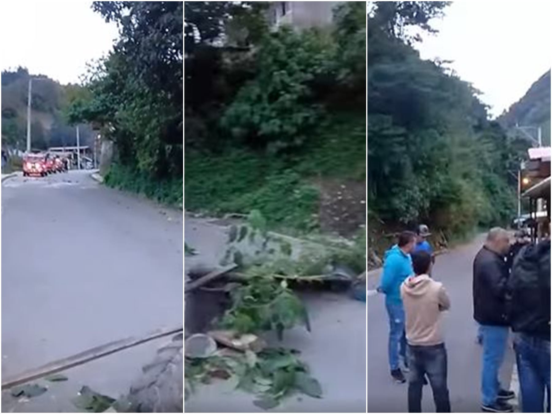 Protesta en el Cañón del Combeima