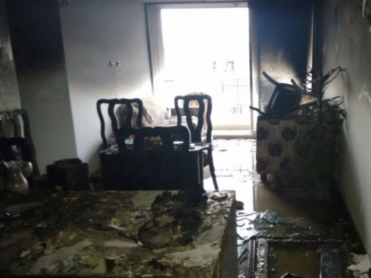 Un local destruido dejó un incendio en barrio de Soledad